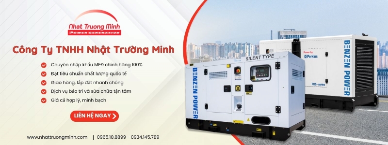 Công ty phân phối máy phát điện chính hãng Nhật Trường Minh