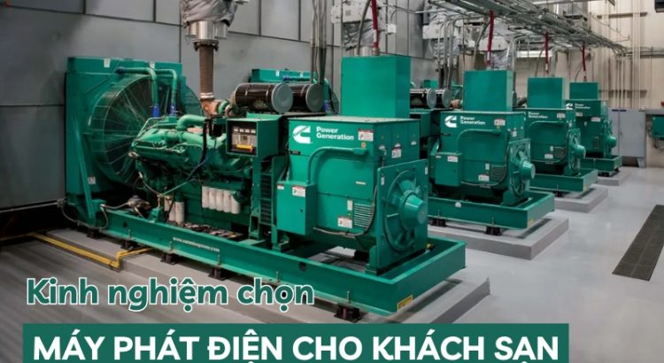 máy phát điện cho khách sạn