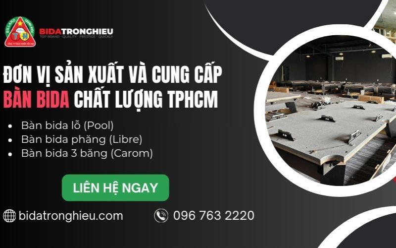 đơn vị cung cấp phụ kiện bida Trọng Hiếu