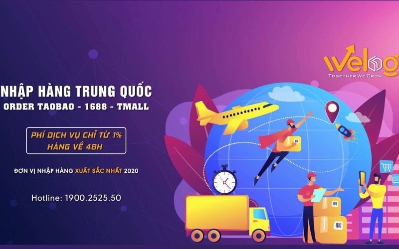 đơn vị nhập hàng trung quốc Welog